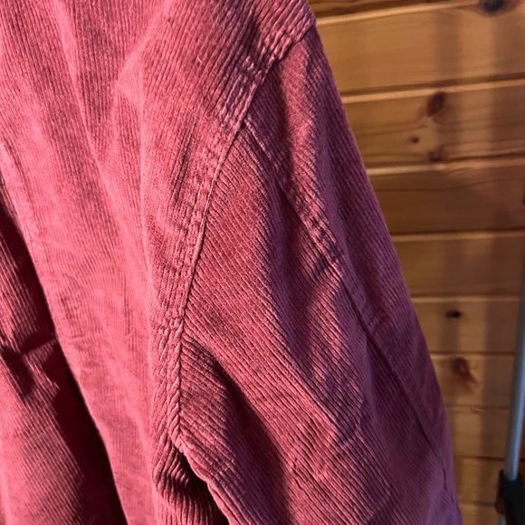Women's Burgundy Corduroy Jacket- L - Picture 7 of 16